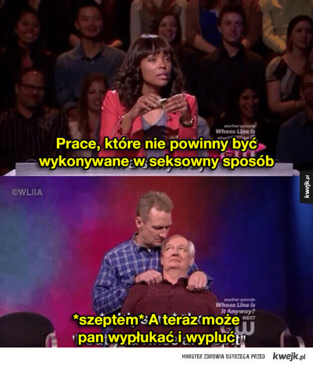 Whose line is it anyway?