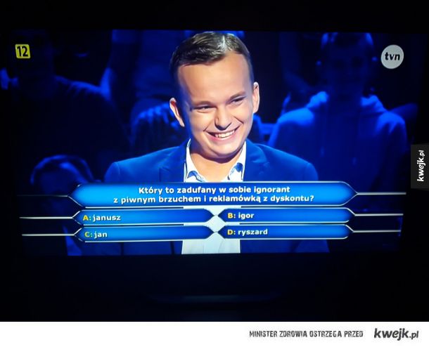 Nawet w Milionerach się śmieją