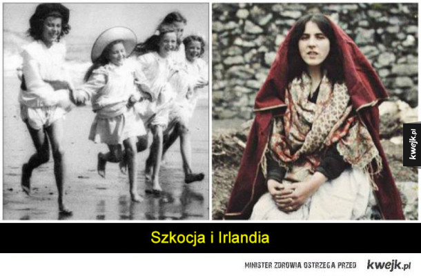 Jak wyglądali młodzi ludzie z różnych krajów około 100 lat temu