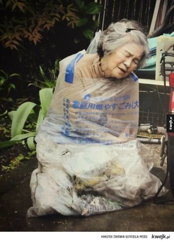 Zabawne selfie japońskiej babci