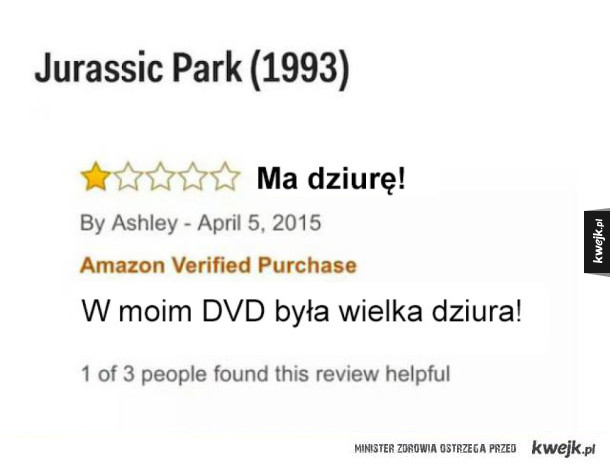 Użytkownicy Amazona piszą najlepsze recenzje filmów