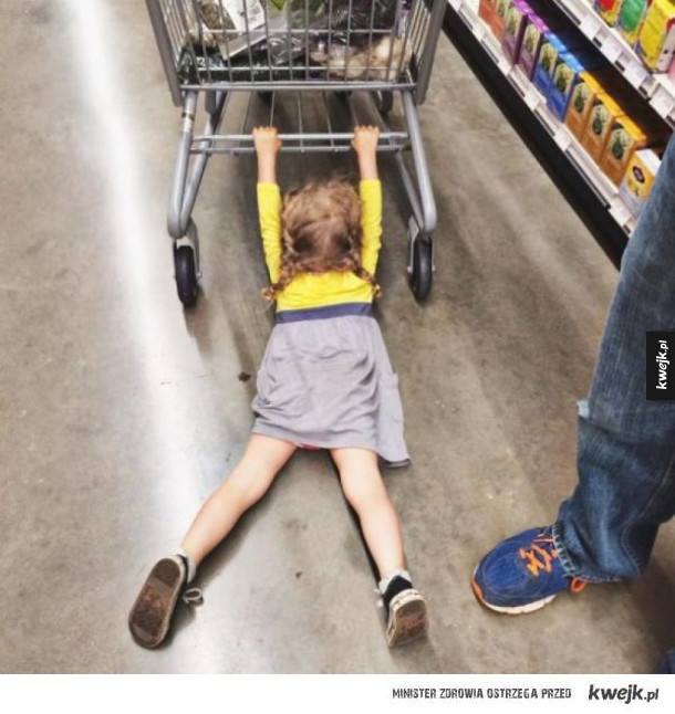 Zakupy z dziećmi to niezłe wyzwanie...