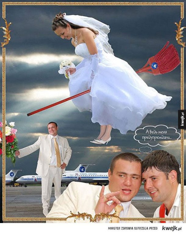 Dziwne i śmieszne zdjęcia ślubne