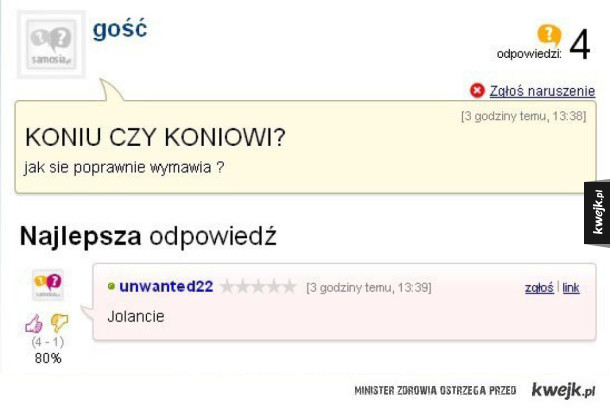 Najlepsze odpowiedzi na najgłupsze problemy polskich internautów