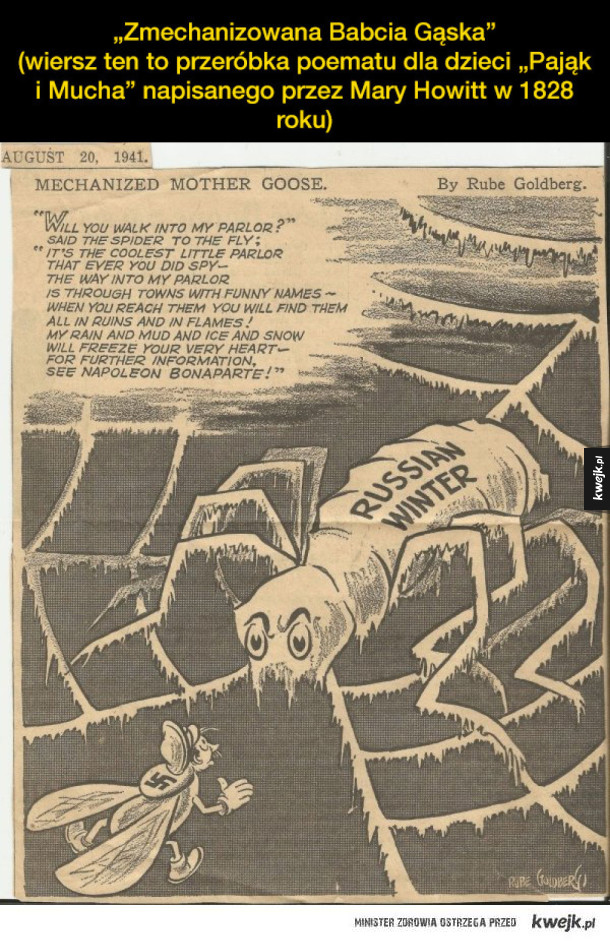 Satyryczne ilustracje i komiksy polityczne z czasów II wojny światowej