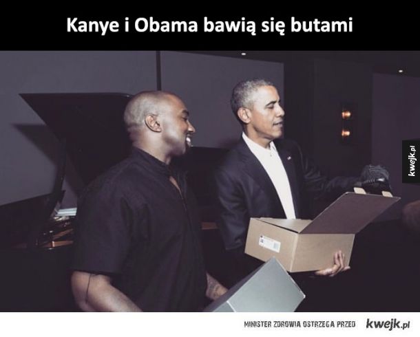 Kanye West robi różne rzeczy