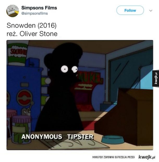 Screeny z Simpsonów przedstawiające (prawie) każdy film