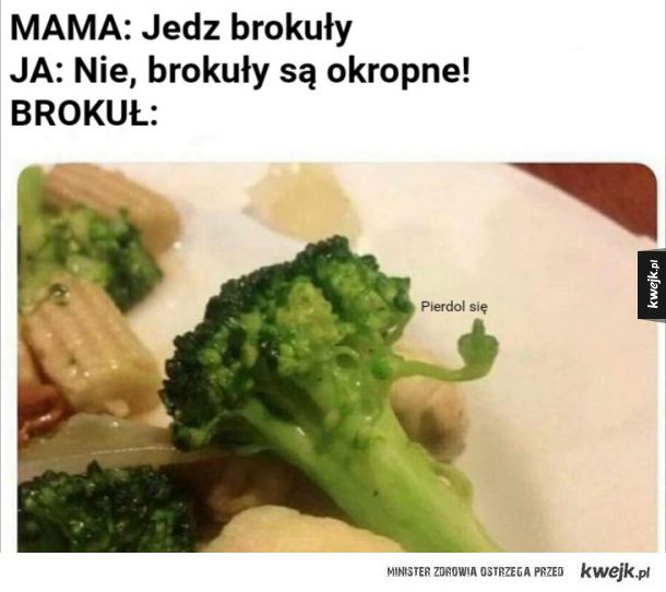 Jedz brokuły