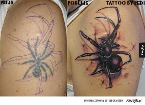 Koszmarne tatuaże po poprawkach