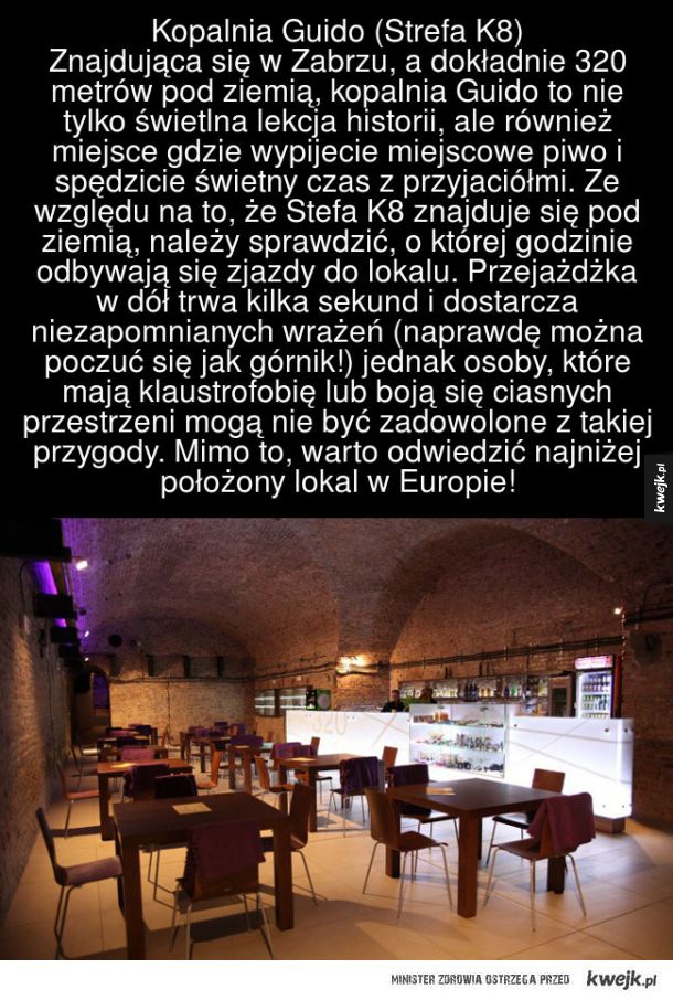 Niezwykłe lokale, które znajdziesz w Polsce. To tutaj zjesz w ciemnościach lub pod ziemią!