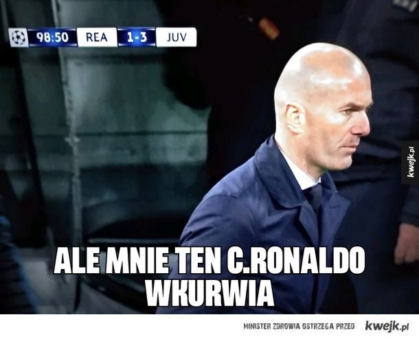 Kiedy nawet trenera w*****a C.Ronaldo