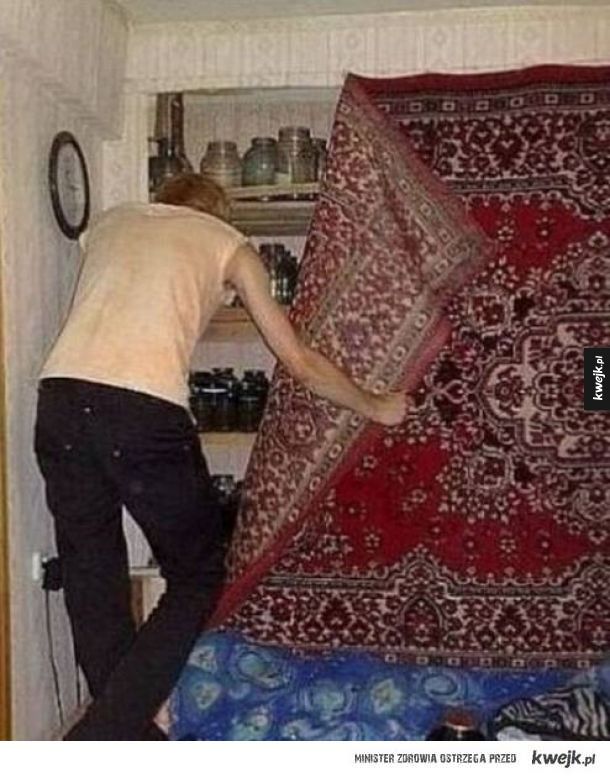 Rosjanie naprawdę kochają dywany...