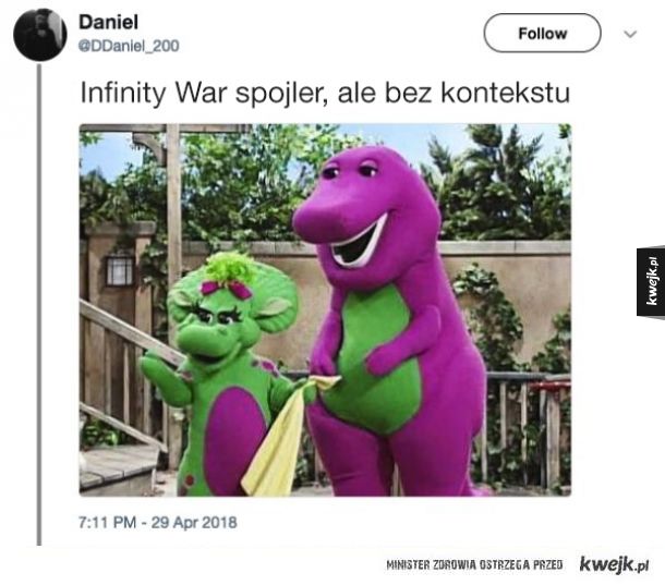 Śmieszki z Infinity War [SPOJLERY!]