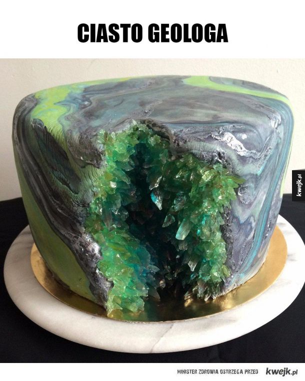 ciasto geologa