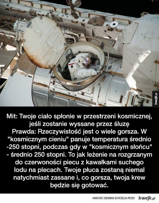 Astronauta Chris Hadfield o mitach dotyczących kosmosu