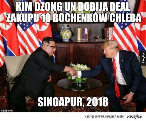 Śmieszki po spotkaniu Donalda Trumpa z Kim Dzong Unem