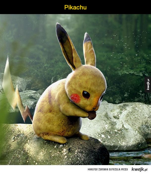 Pokemony w wersji realistycznej autorstwa Joshuy Dunlopa