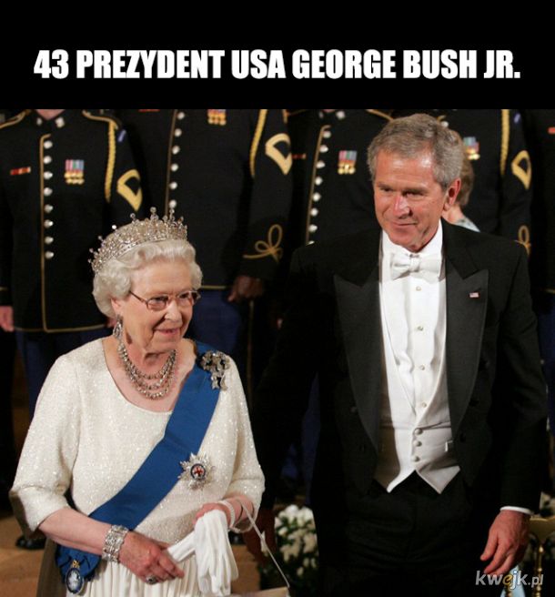 Elżbieta II i prezydenci USA.