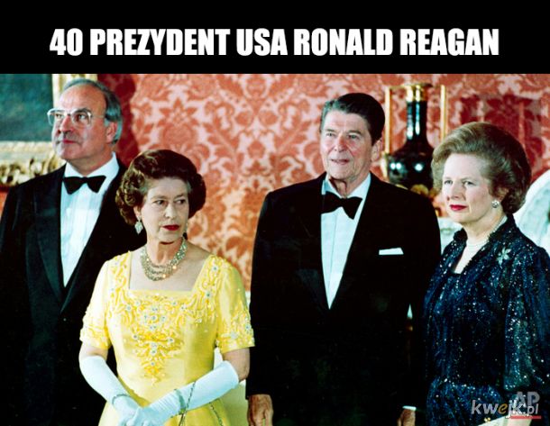 Elżbieta II i prezydenci USA.