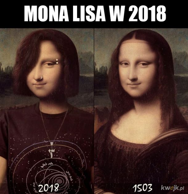 Współczesna Mona Lisa