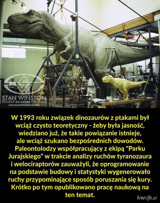 Jak tworzono dinozaury w "Parku Jurajskim"