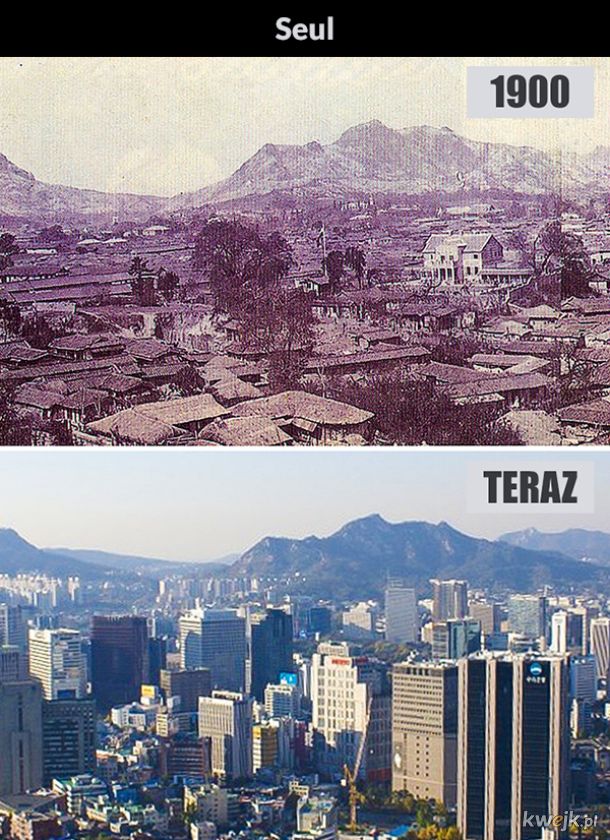 Jak zmieniały się miasta na przestrzeni lat