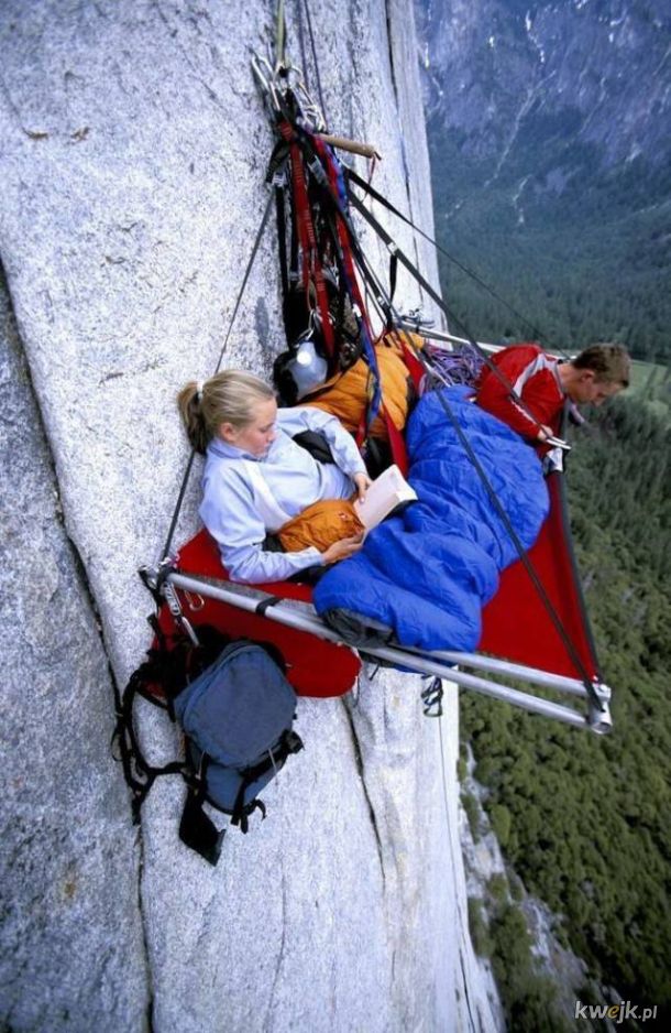 Tak sypiają alpiniści; odważylibyście się?