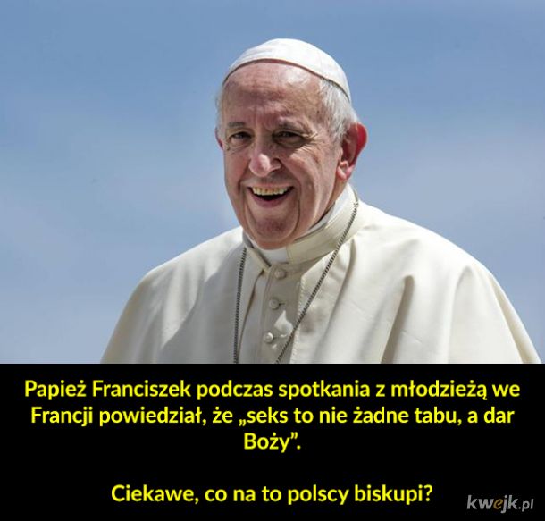 Papież o seksie