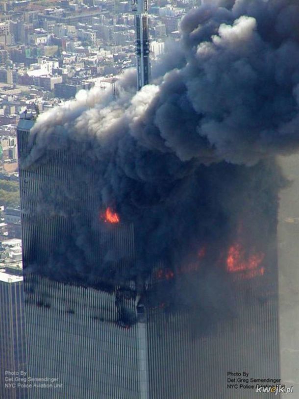 11.09.2001 - atak na World Trade Center. Największy w historii zamach terrorystyczny. Świat zamarł z przerażenia
