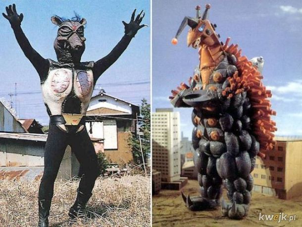 Niesamowite potwory ze starych, japońskich seriali
