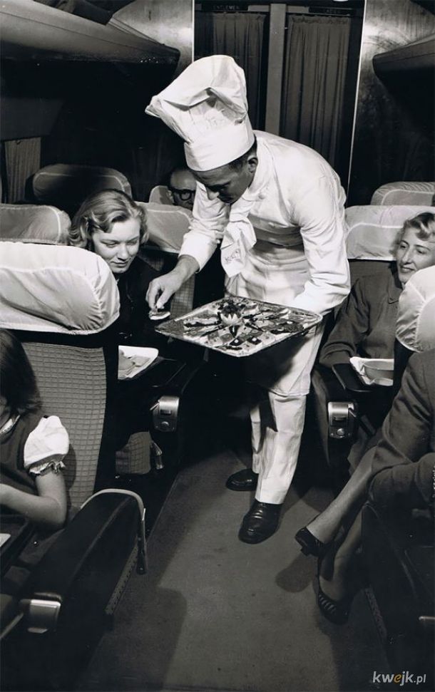Oto jak wyglądało latanie samolotami pasażerskimi między rokiem 1946 a 1970