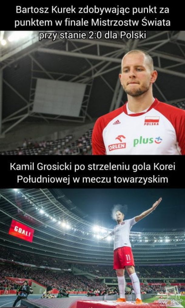 Memy po wygranej polskich siatkarzy w Mistrzostwach Świata