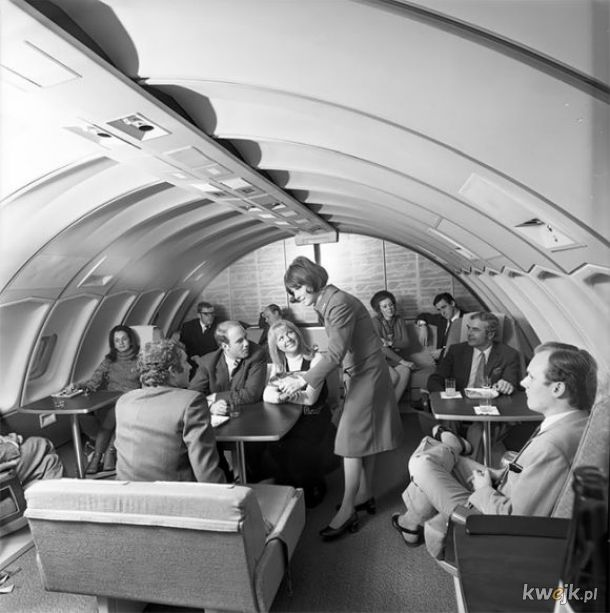 Oto jak wyglądało latanie samolotami pasażerskimi między rokiem 1946 a 1970