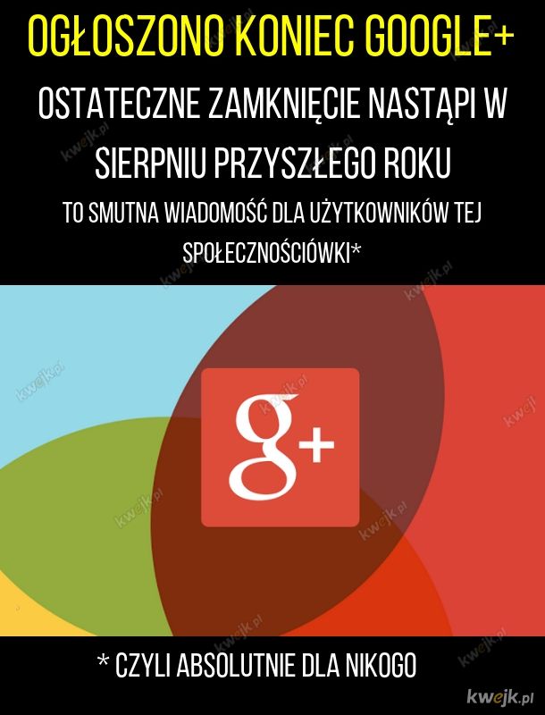 R.I.P. Google+