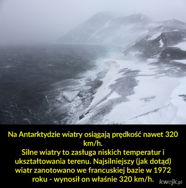Ciekawostki o Antarktydzie