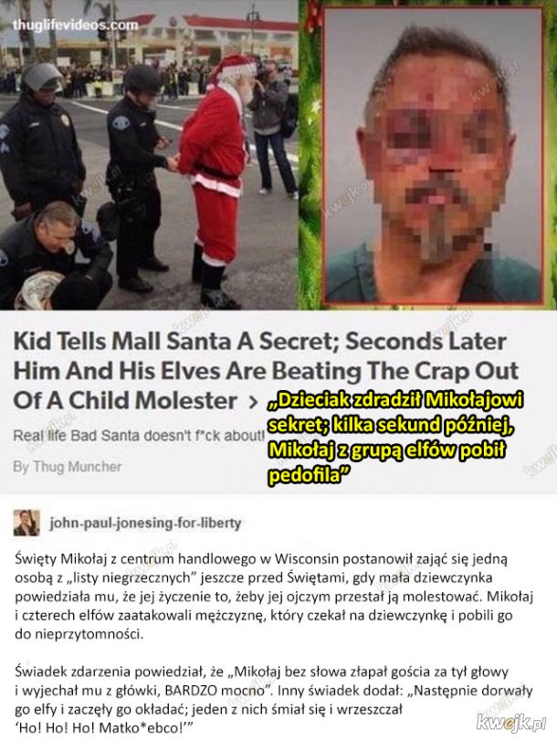 Prawdziwy "Bad Santa"