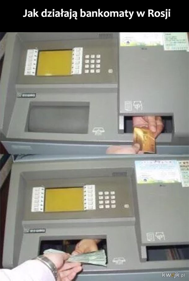 Rosyjskie bankomaty