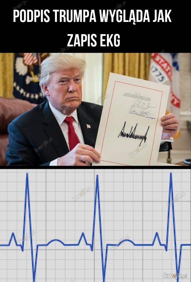 Podpis Trumpa