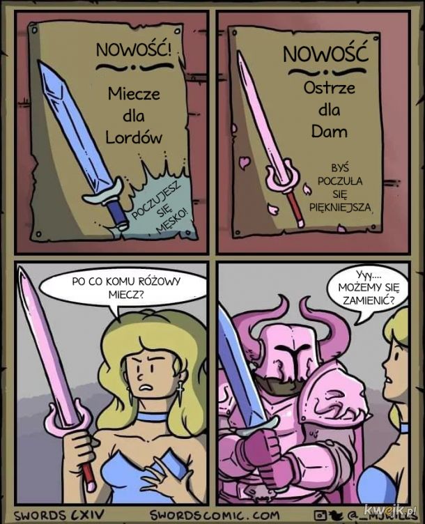 Po co komu różowy miecz?