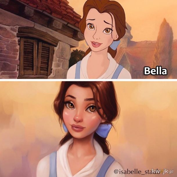 Tak wyglądałyby księżniczki Disneya gdyby zostały narysowane w dzisiejszych czasach, obrazek 4