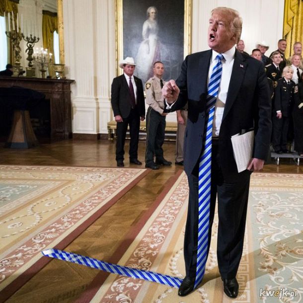 Amerykanie śmieszkują z przydługich krawatów Donalda Trumpa, obrazek 3