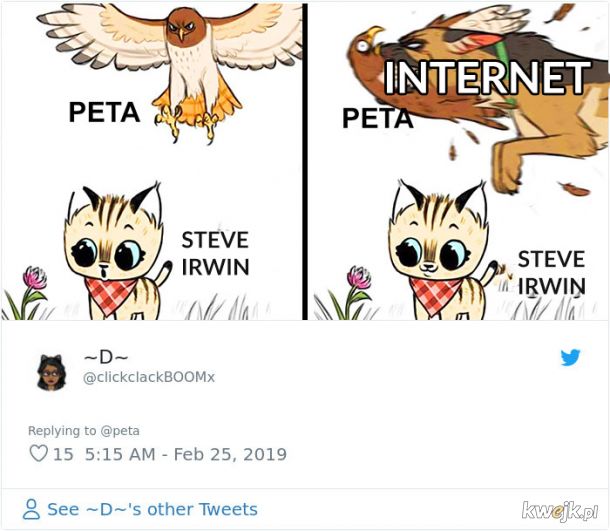 PETA obraża Steve'a Irwina, a Internet rusza z odsieczą