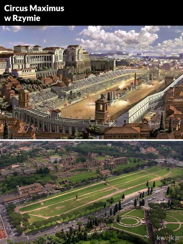 Zabytki w starożytnym Rzymie kiedyś i dziś, obrazek 4