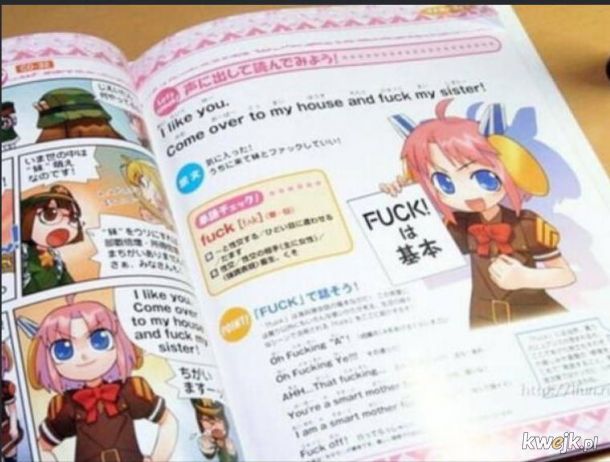 Japoński podręcznik do nauki angielskiego