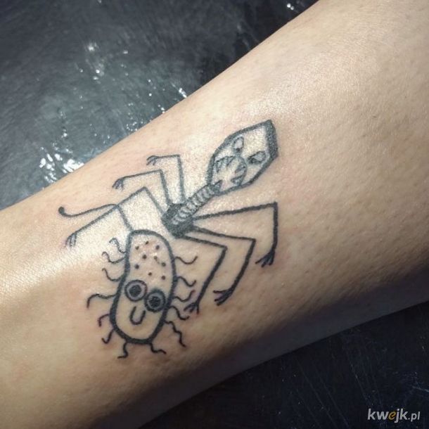 Mistrzowskie tatuaże tatuażystki, która nie umie rysować