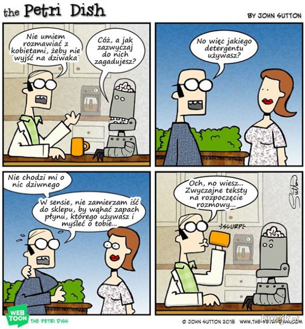 Naukowe komiksy The Petri Dish