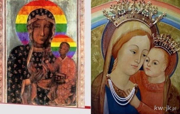 Reakcje internautów na profanację wizerunku Matki Boskiej i zatrzymanie 'przestępczyni'