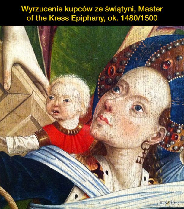 Brzydkie dzieciaki ze średniowiecznych obrazów