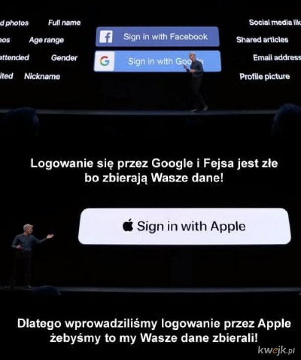 Śmieszki po konferencji Apple