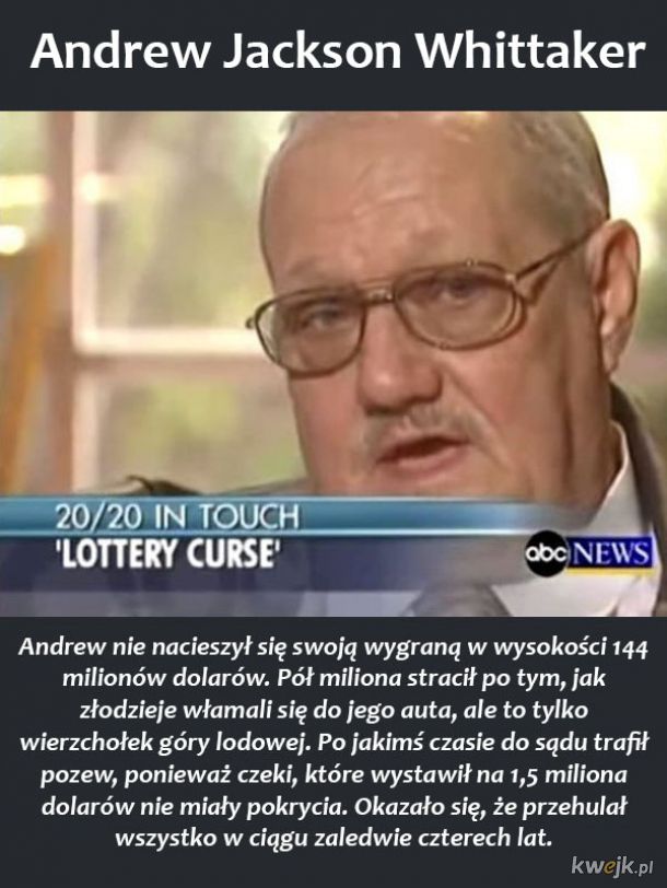 Wygrywanie na loterii nie jest dla każdego - ci ludzie zmarnowali sobie życie., obrazek 4